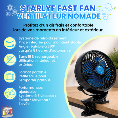 Ventilateur portable Starlyf Fast Fan