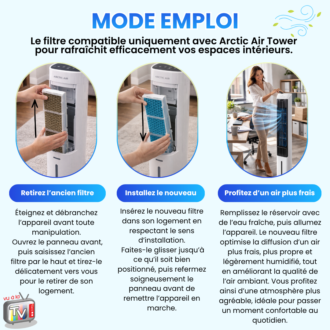 Filtre d’air Artic Air Tower