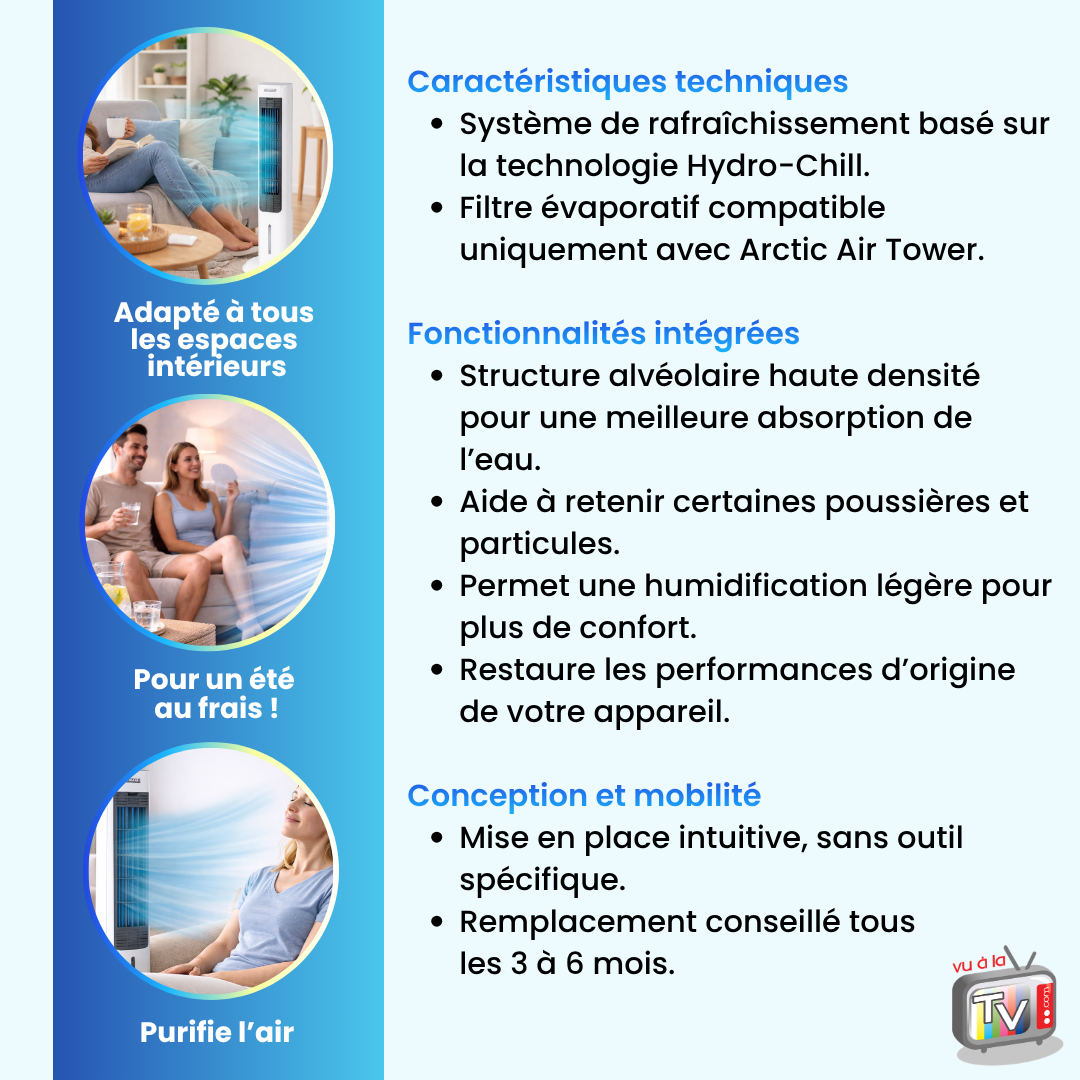 Filtre d’air Artic Air Tower
