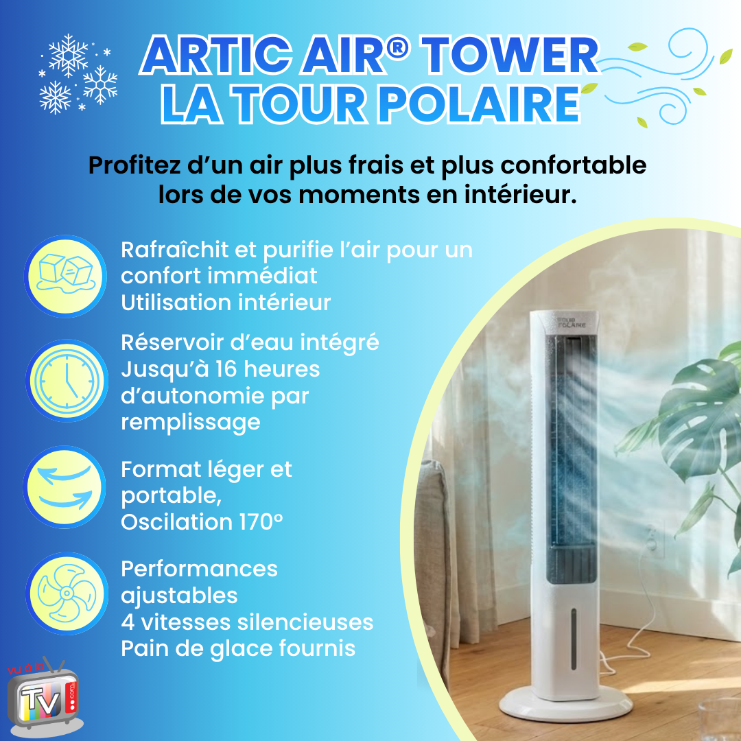 Ventilateur Tour Polaire Artic Air Tower