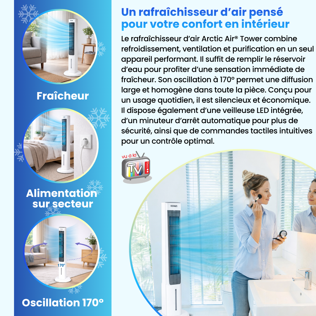 Ventilateur Tour Polaire Artic Air Tower