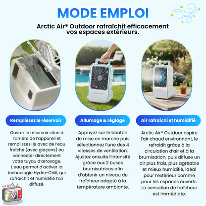 Rafraichisseur d'Air et Climatiseur Mobile Exterieur Artic Air