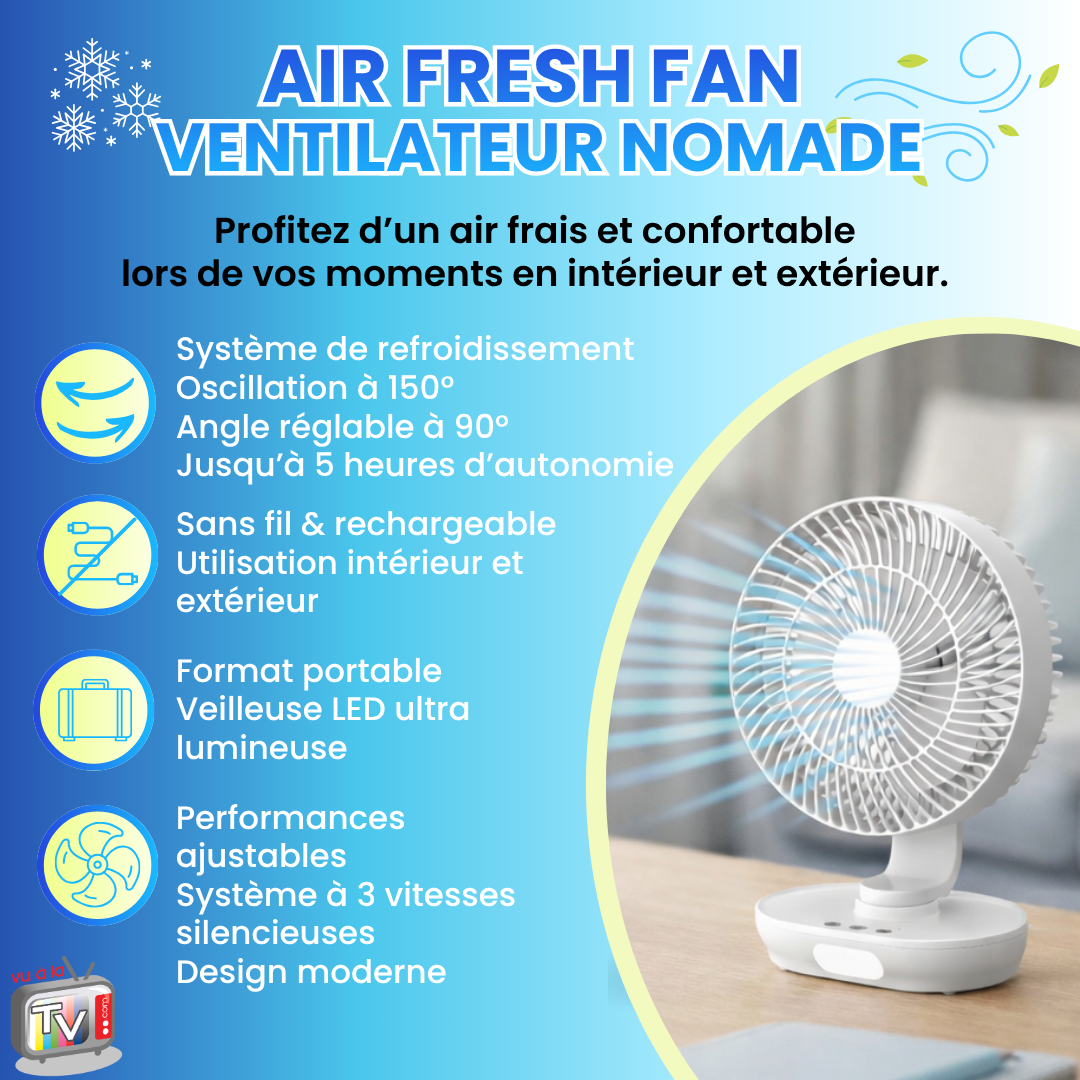 Ventilateur Nomade Air Fresh Fan