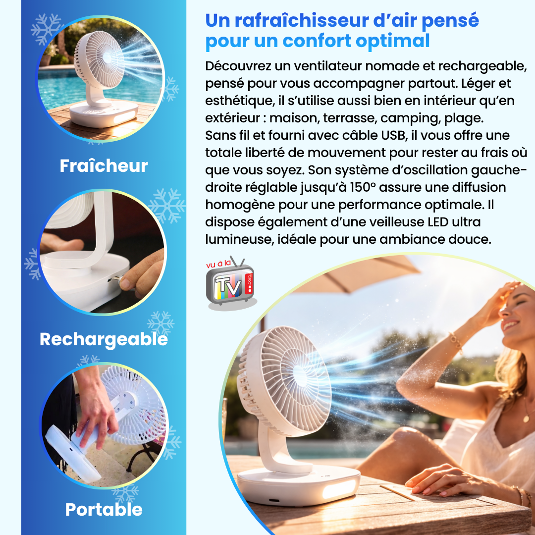 Ventilateur Nomade Air Fresh Fan