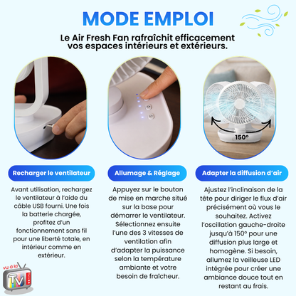 Ventilateur Nomade Air Fresh Fan