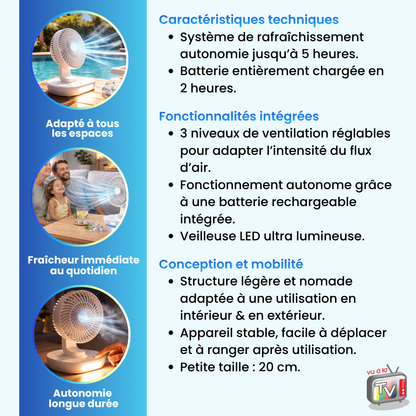 Ventilateur Nomade Air Fresh Fan