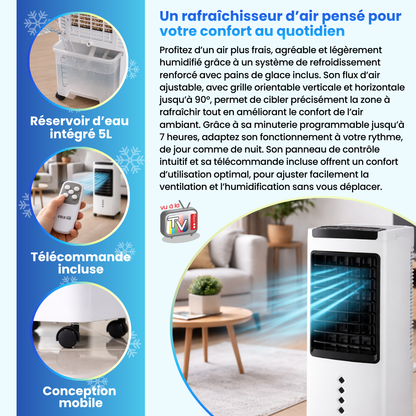 Refroidisseur d'air portable 3 en 1