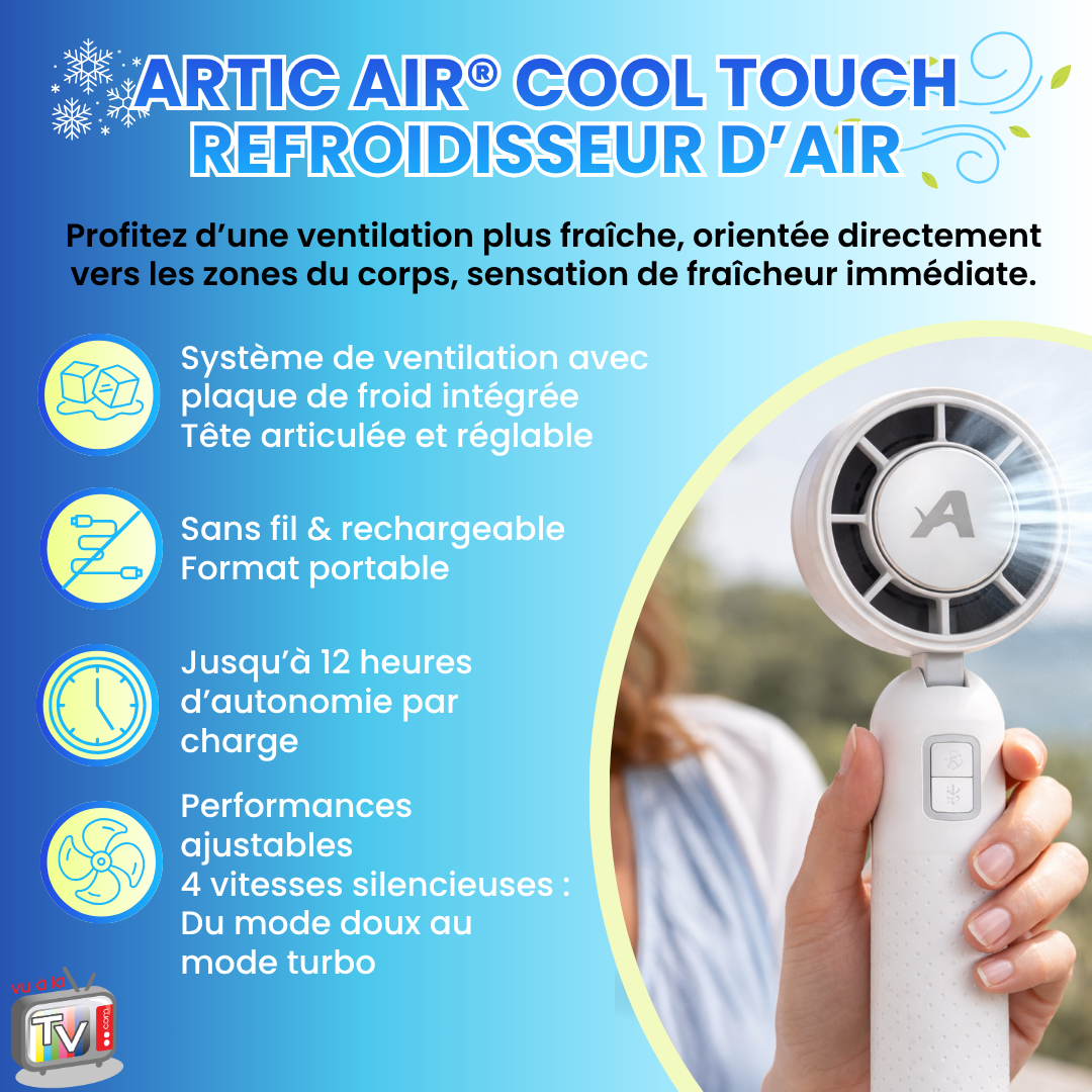 Ventilateur Portable Cool Touch Artic Air