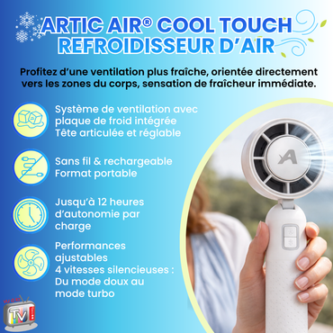 Ventilateur Portable Cool Touch Artic Air