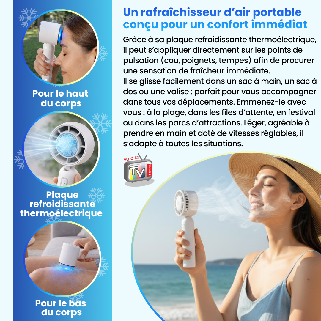 Ventilateur Portable Cool Touch Artic Air