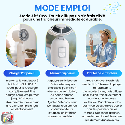 Ventilateur Portable Cool Touch Artic Air